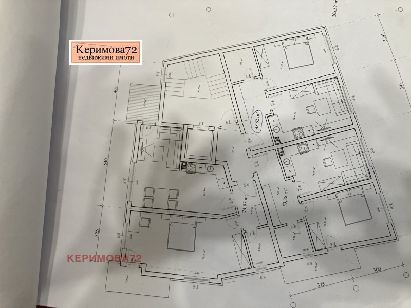 Продается  1 спальня Пазарджик , Център , 65 кв.м | 61135318