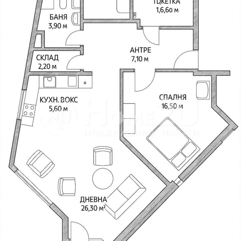 Продава 2-СТАЕН, гр. София, Горубляне, снимка 14 - Апартаменти - 52647345