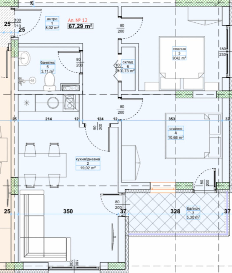Продава 3-СТАЕН в област Бургас, гр. Приморско - 77 кв.м / 88 550 € » 173 188.75 лв., ТОП ИН