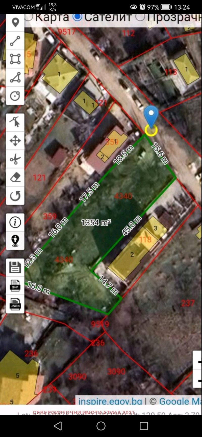Продава ПАРЦЕЛ в град Варна, м-т Зеленика - 1355 кв.м / 120 000 € » 234 699.60 лв., СЕВЕРОИЗТОЧНИ ИМОТИ АТИЛА 2021