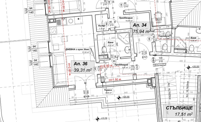 Te koop  Studio Sofia , Strelbishte , 51 m² | 53283987 - afbeelding [2]