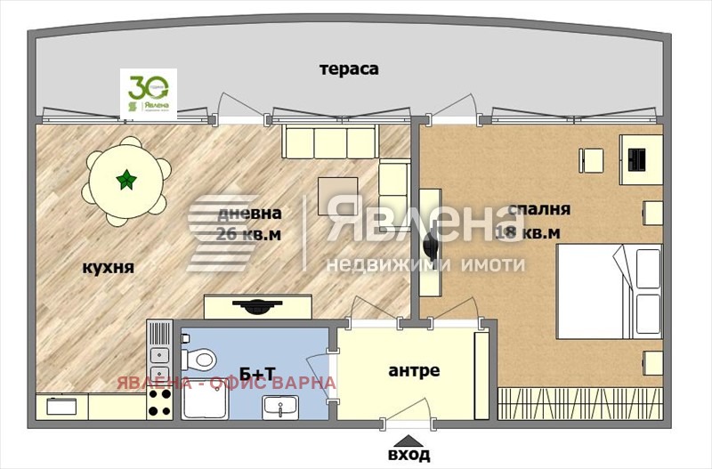 Продава 2-СТАЕН, гр. Варна, Виница, снимка 1 - Aпартаменти - 47670266