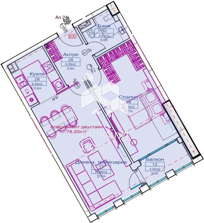 Продава 2-СТАЕН, гр. София, Гео Милев, снимка 3 - Aпартаменти - 47699092