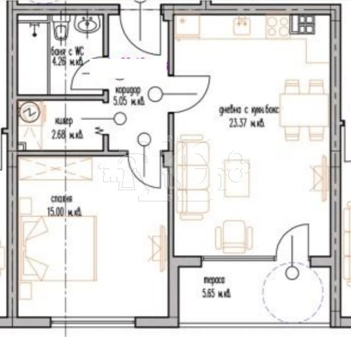 For Sale  1 bedroom Varna , m-t Dolna Traka , 69 sq.m | 49714773 - image [10]