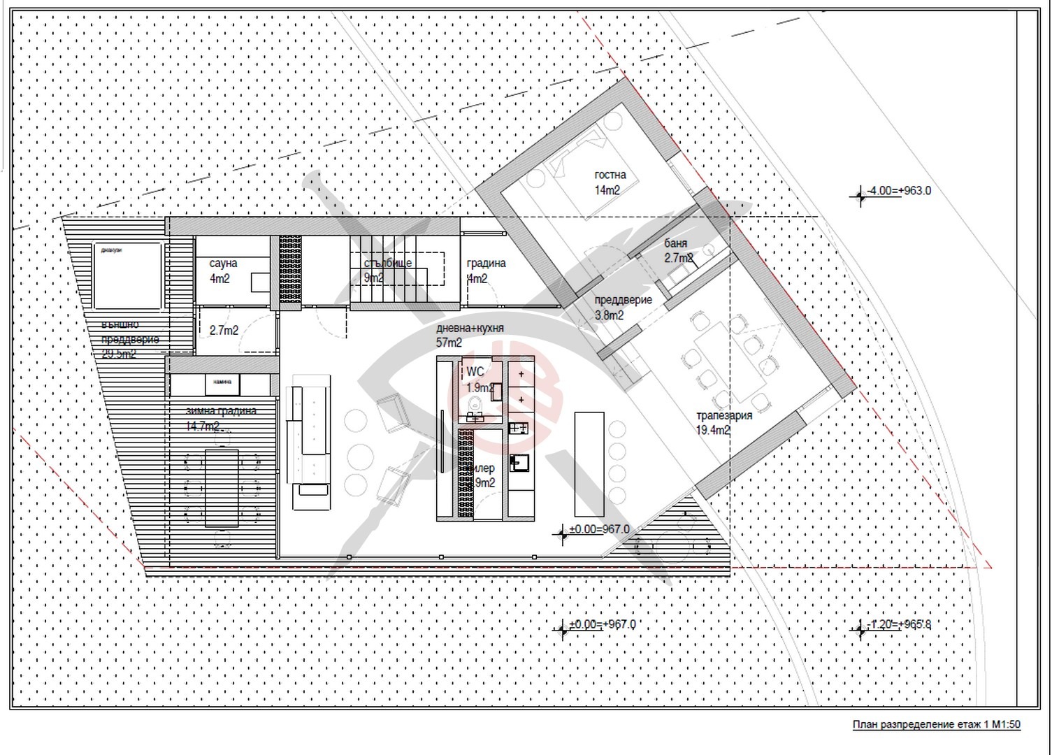 Продава КЪЩА, гр. София, с. Бистрица, снимка 5 - Къщи - 53989447