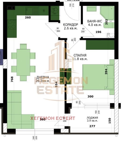 Zu verkaufen  1 Schlafzimmer Warna , Kajsiewa gradina , 64 qm | 90809264
