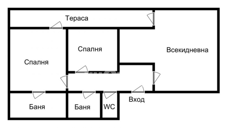 Продаја  2 спаваће собе Пловдив , Центар , 80 м2 | 51196204 - слика [7]