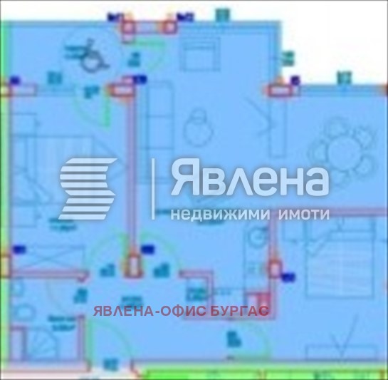 Eladó  2 hálószobás Burgas , Slavejkov , 85 négyzetméter | 73815873