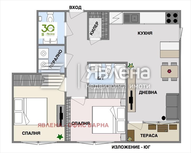 Продава 3-СТАЕН, гр. Варна, Бизнес хотел, снимка 17 - Апартаменти - 55743902