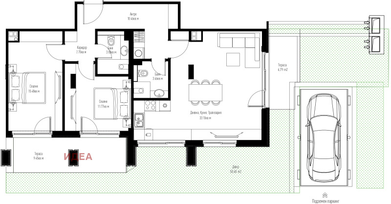 Продава 3-СТАЕН, гр. София, Манастирски ливади, снимка 3 - Апартаменти - 52167427