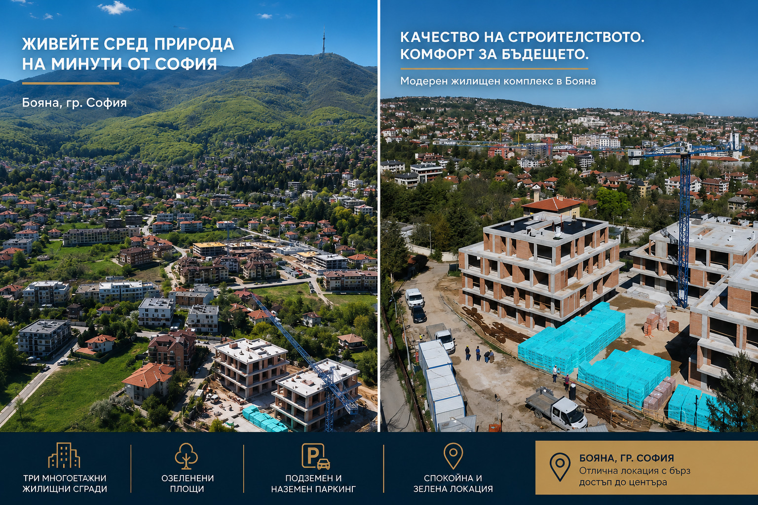 Продава 2-СТАЕН, гр. София, Бояна