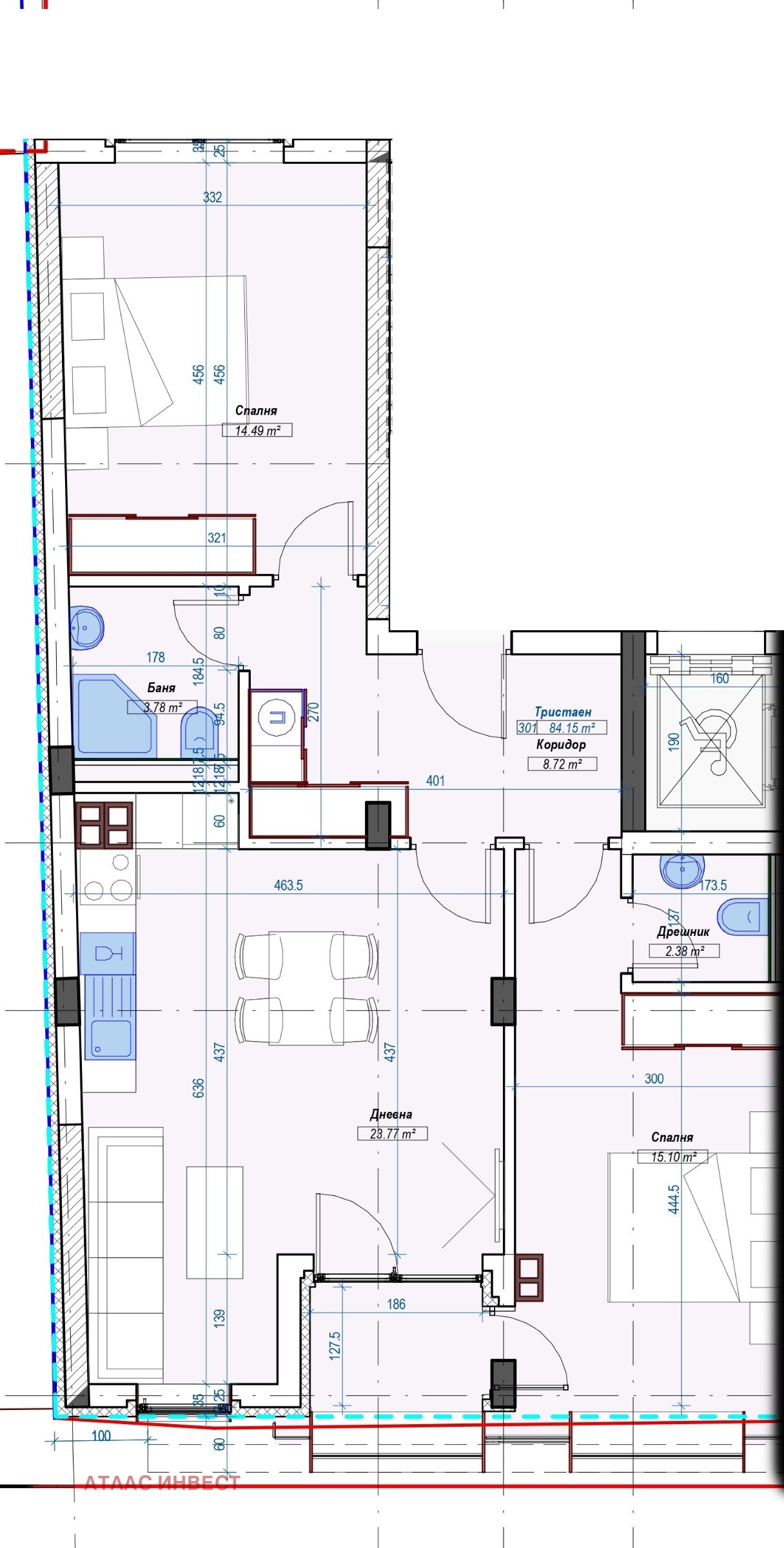 Продава 3-СТАЕН, гр. София, Банишора, снимка 6 - Апартаменти - 55812446