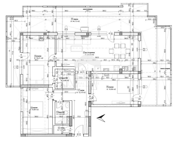 На продаж  3 кімнатна София , Дървеница , 195 кв.м | 91927025 - зображення [4]