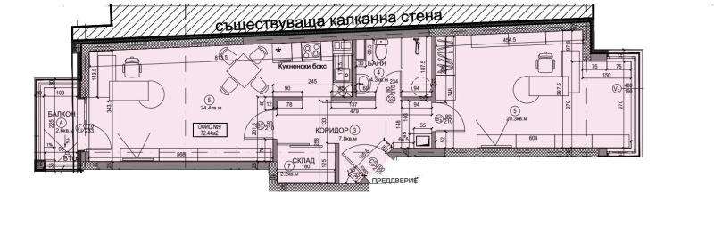 Na prodej  Kancelář Sofia , Borovo , 63 m2 | 14453499 - obraz [9]