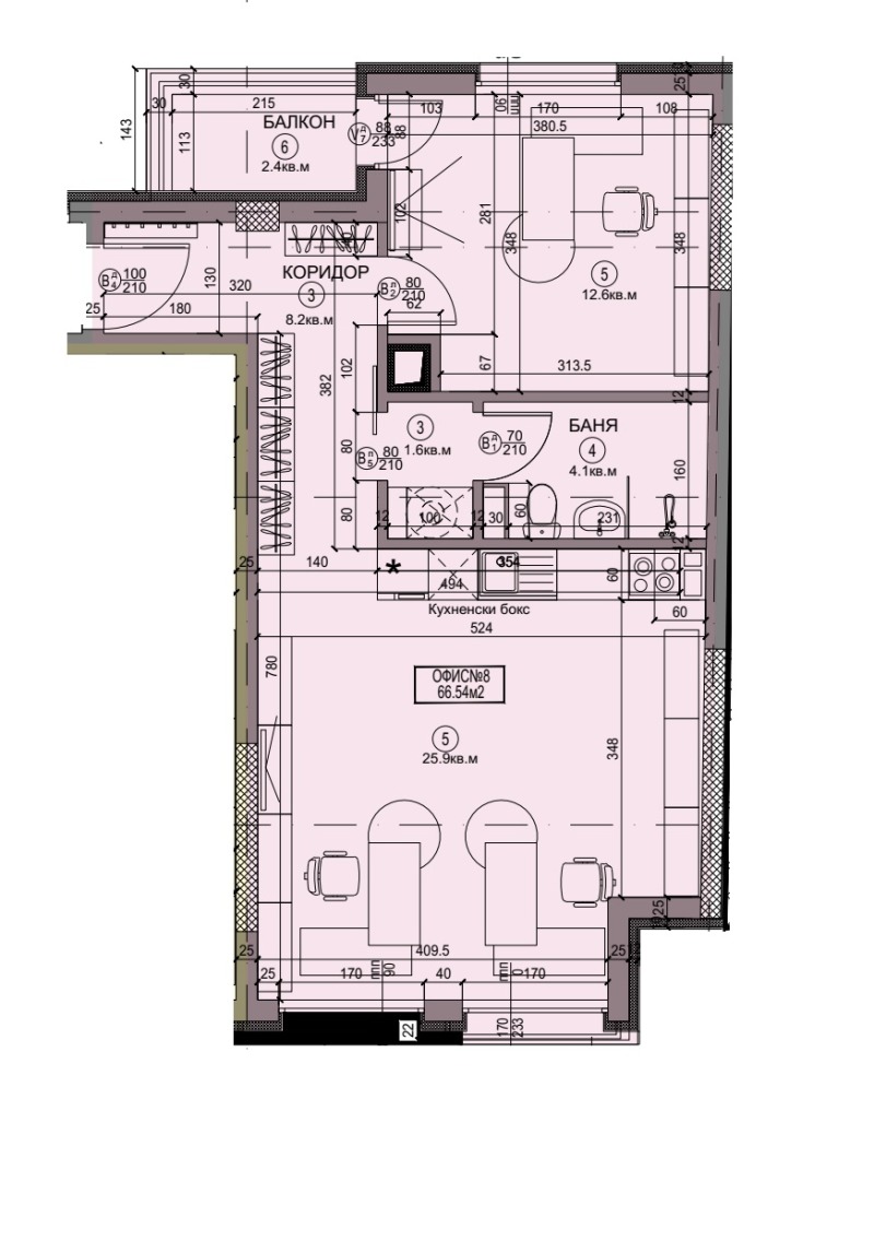 Na prodej  Kancelář Sofia , Borovo , 63 m2 | 14453499 - obraz [8]