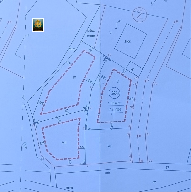 Till salu  Komplott region Kardzhali , Momtjilgrad , 619 kvm | 95912473 - bild [2]