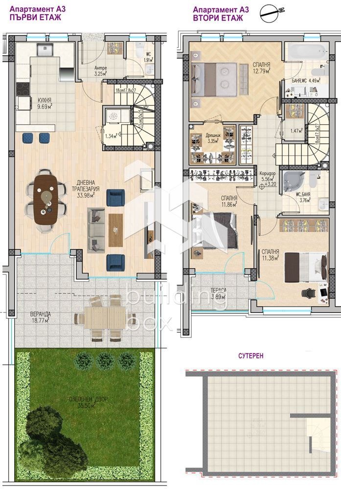 Продава  4-стаен град Пловдив , Остромила , 220 кв.м | 43028641 - изображение [2]