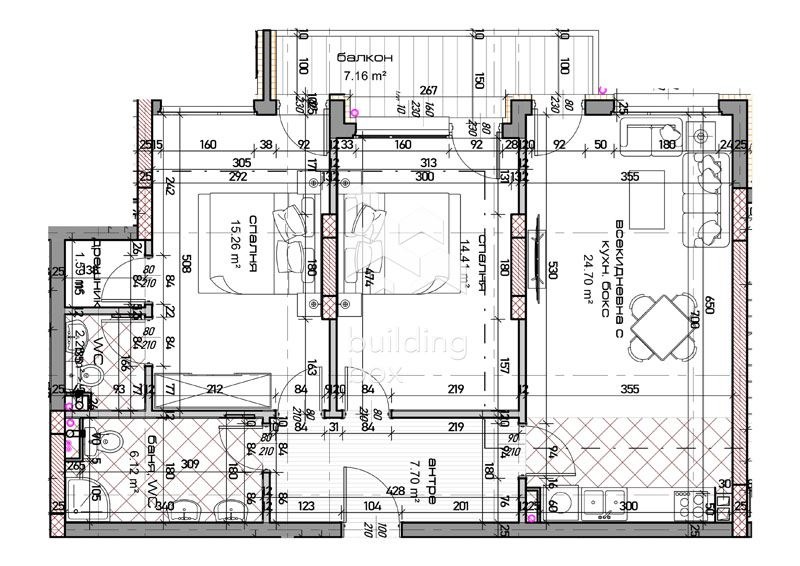 Te koop  2 slaapkamers Varna , Mladost 1 , 111 m² | 76028803 - afbeelding [2]