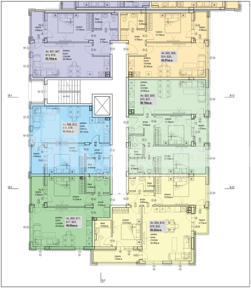 Satılık  2 yatak odası Plovdiv , Karşiyaka , 99 metrekare | 18700800 - görüntü [11]