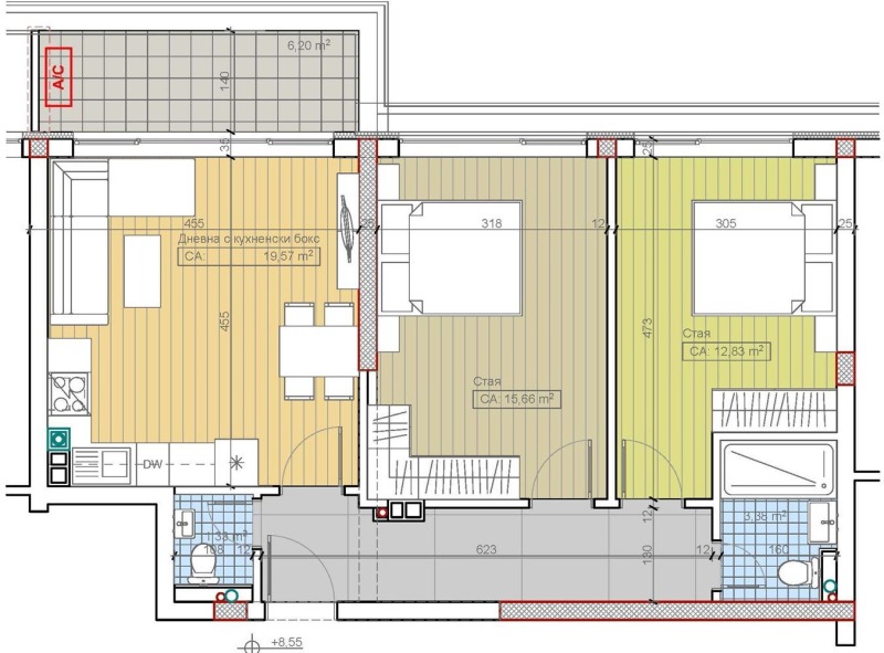 Продава 3-СТАЕН, гр. София, Бояна, снимка 1 - Aпартаменти - 47720602