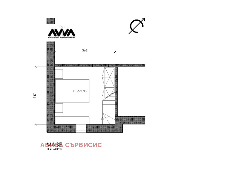 Продава 2-СТАЕН, гр. София, Яворов, снимка 10 - Aпартаменти - 46318640