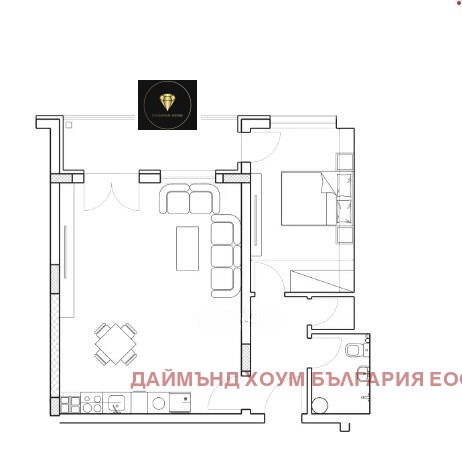 Продава 2-СТАЕН, гр. Пловдив, Младежки Хълм, снимка 2 - Aпартаменти - 47301212