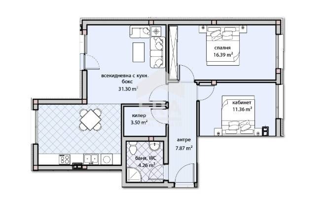 Продава 3-СТАЕН, гр. Варна, Владислав Варненчик 2, снимка 2 - Апартаменти - 54106162