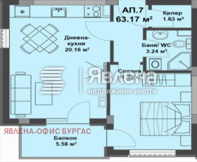 1 спальня к.к. Слънчев бряг, область Бургас