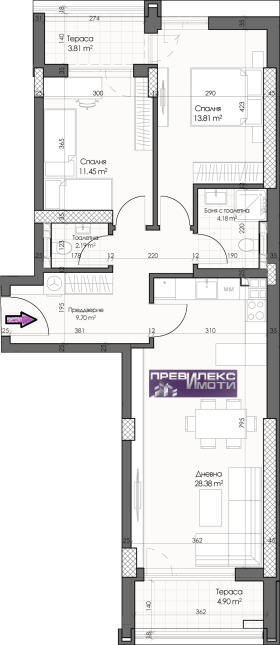 3-СТАЕН, 113 m2