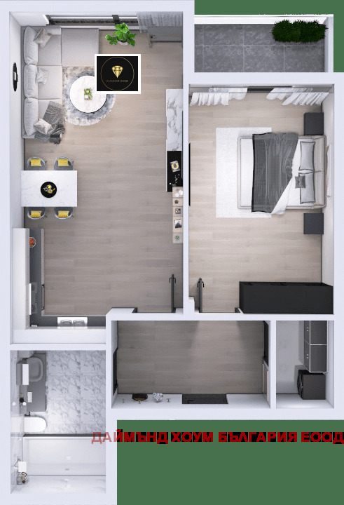 Продава 2-СТАЕН, гр. Пловдив, Остромила, снимка 3 - Апартаменти - 54863857