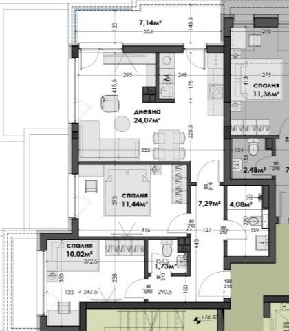 Na sprzedaż  2 sypialnie Warna , Izgrew , 96 mkw | 68060248 - obraz [3]