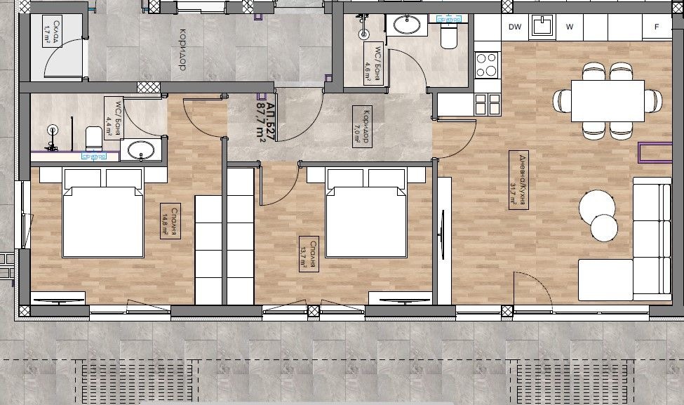 Продава 3-СТАЕН, гр. Пловдив, Кършияка, снимка 12 - Апартаменти - 53769997