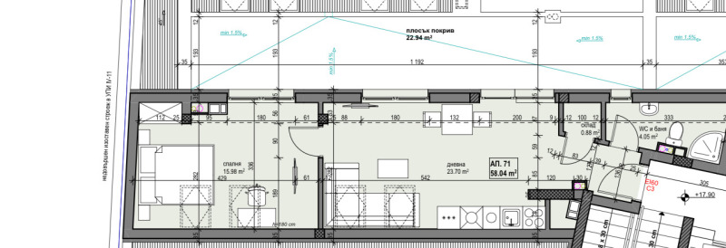 Till salu  1 sovrum Sofia , Banisjora , 66 kvm | 89063826 - bild [11]