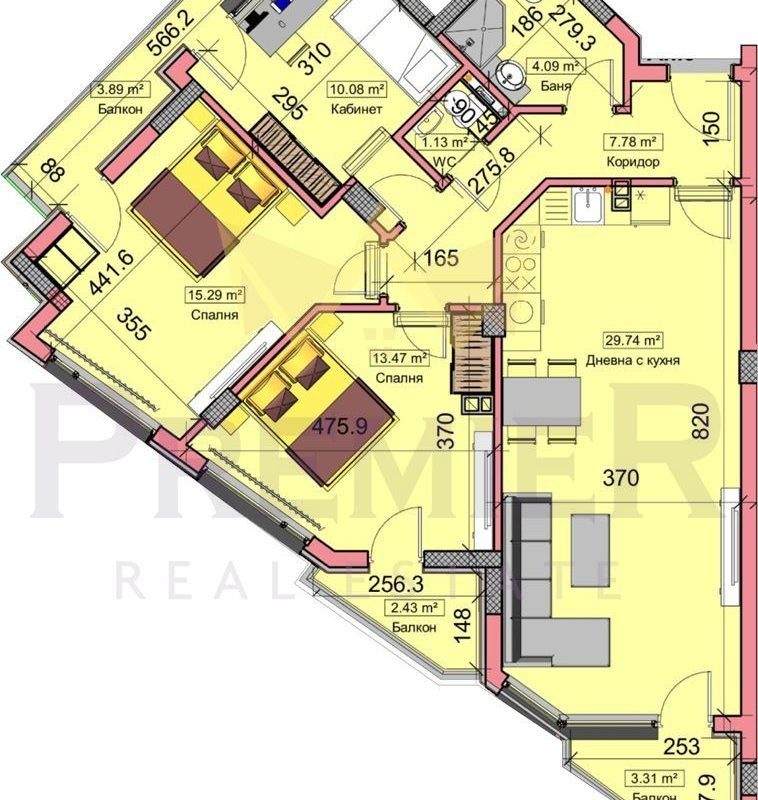 Продава 4-СТАЕН, гр. Варна, Бриз, снимка 2 - Aпартаменти - 48588397