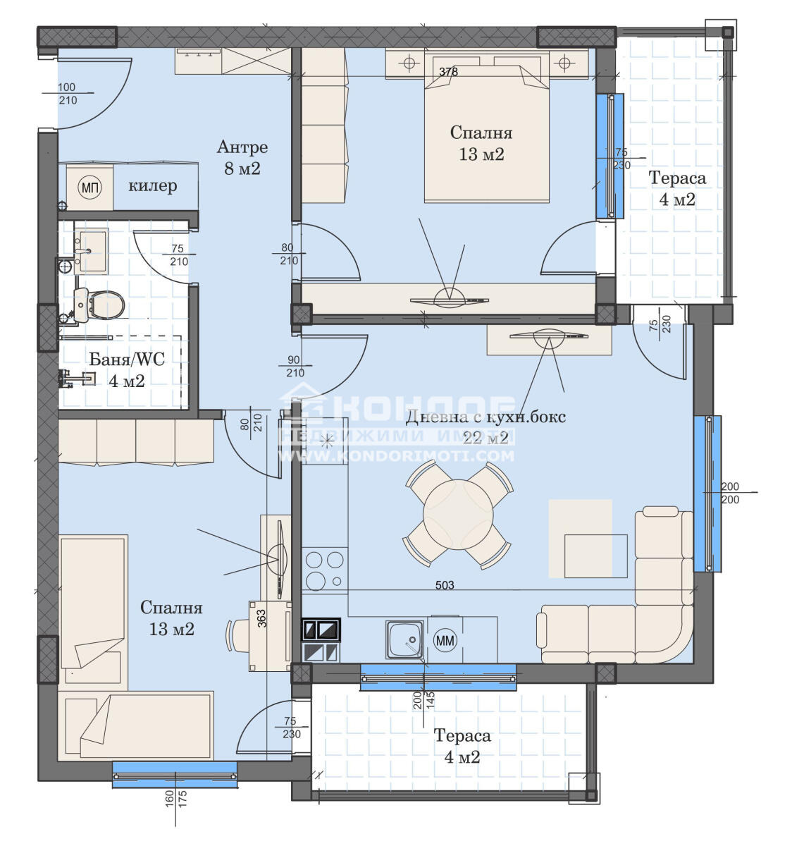 Продава 3-СТАЕН, гр. Пловдив, Кършияка, снимка 5 - Апартаменти - 55107084
