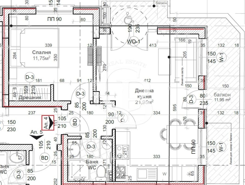 Te koop  1 slaapkamer Varna , Tsentar , 71 m² | 65742812 - afbeelding [4]