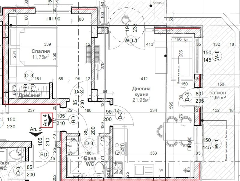 Продава  2-стаен град Варна , Център , 71 кв.м | 65742812 - изображение [4]