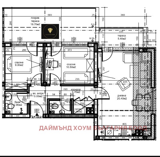 Продава 3-СТАЕН, гр. Пловдив, Южен, снимка 2 - Aпартаменти - 47701623