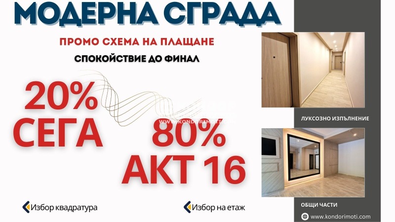 Продава 2-СТАЕН, гр. Пловдив, Кършияка