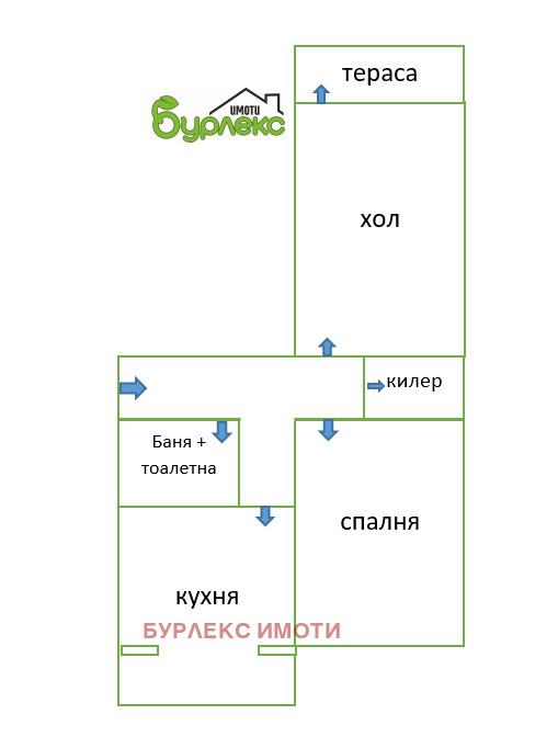 De vânzare  2 dormitoare Varna , Pobeda , 59 mp | 75265832 - imagine [14]