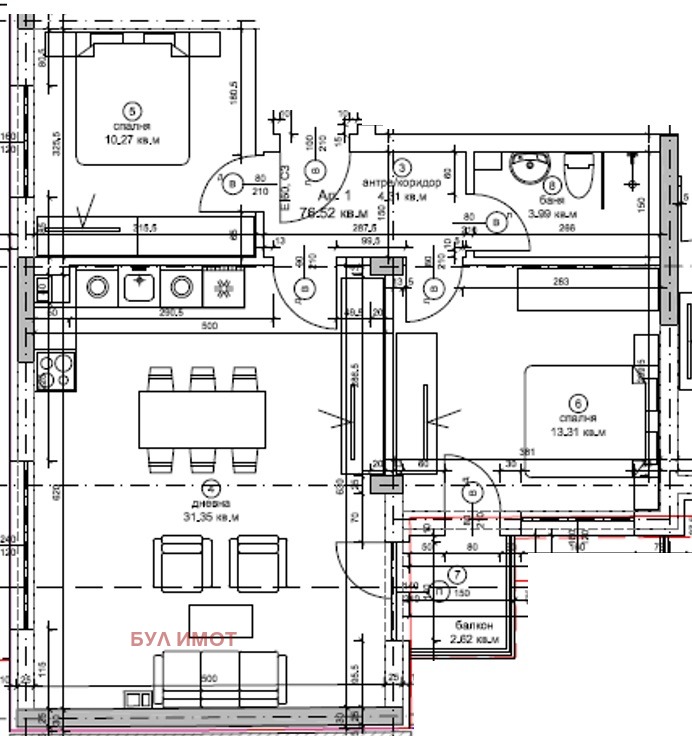 In vendita  2 camere da letto Varna , Okragna bolnitsa-Generali , 100 mq | 91448600 - Immagine [4]
