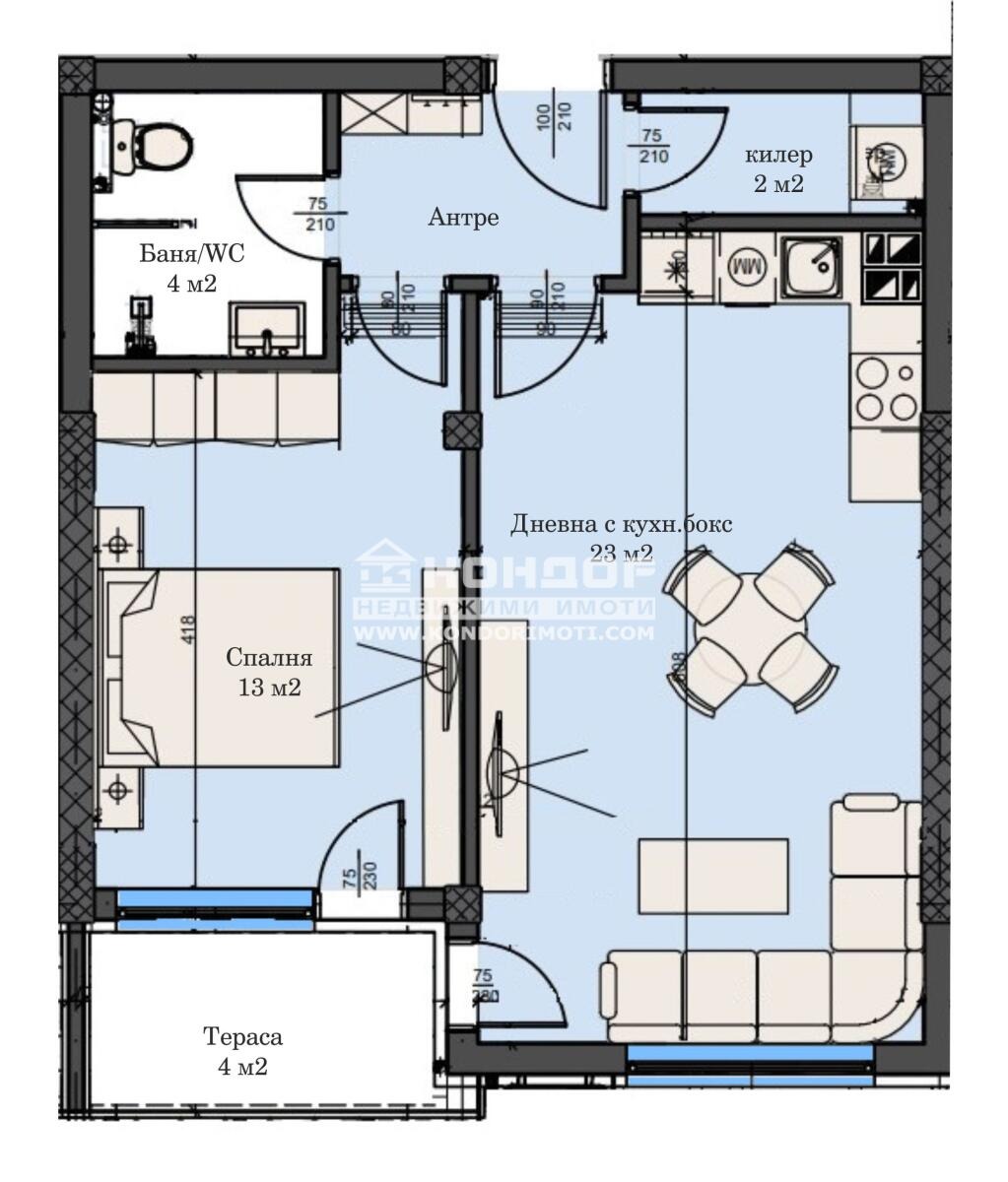 Продава 2-СТАЕН, гр. Пловдив, Кършияка, снимка 6 - Апартаменти - 52802686