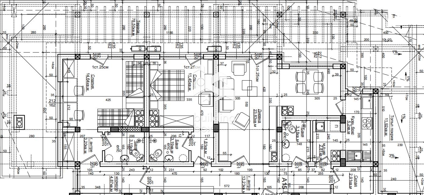 Продава 3-СТАЕН, гр. Хисаря, област Пловдив, снимка 2 - Апартаменти - 53720659