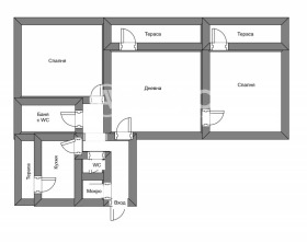 2 chambres Razsadnika, Sofia 3