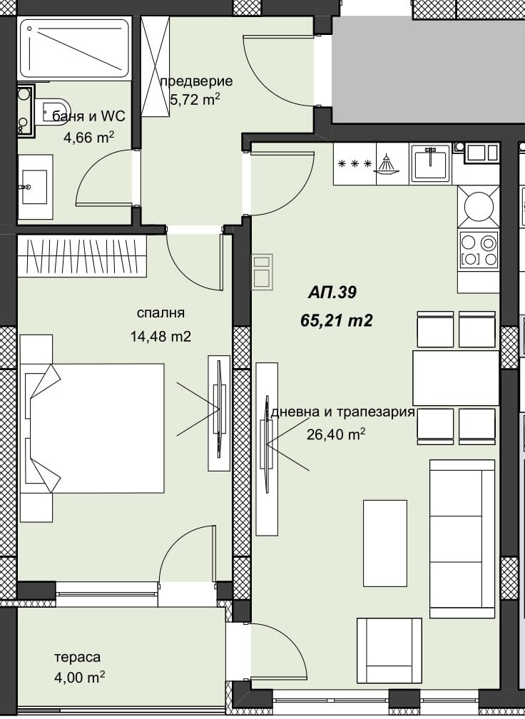 Продава 2-СТАЕН, гр. Пловдив, Христо Смирненски, снимка 1 - Aпартаменти - 48387767