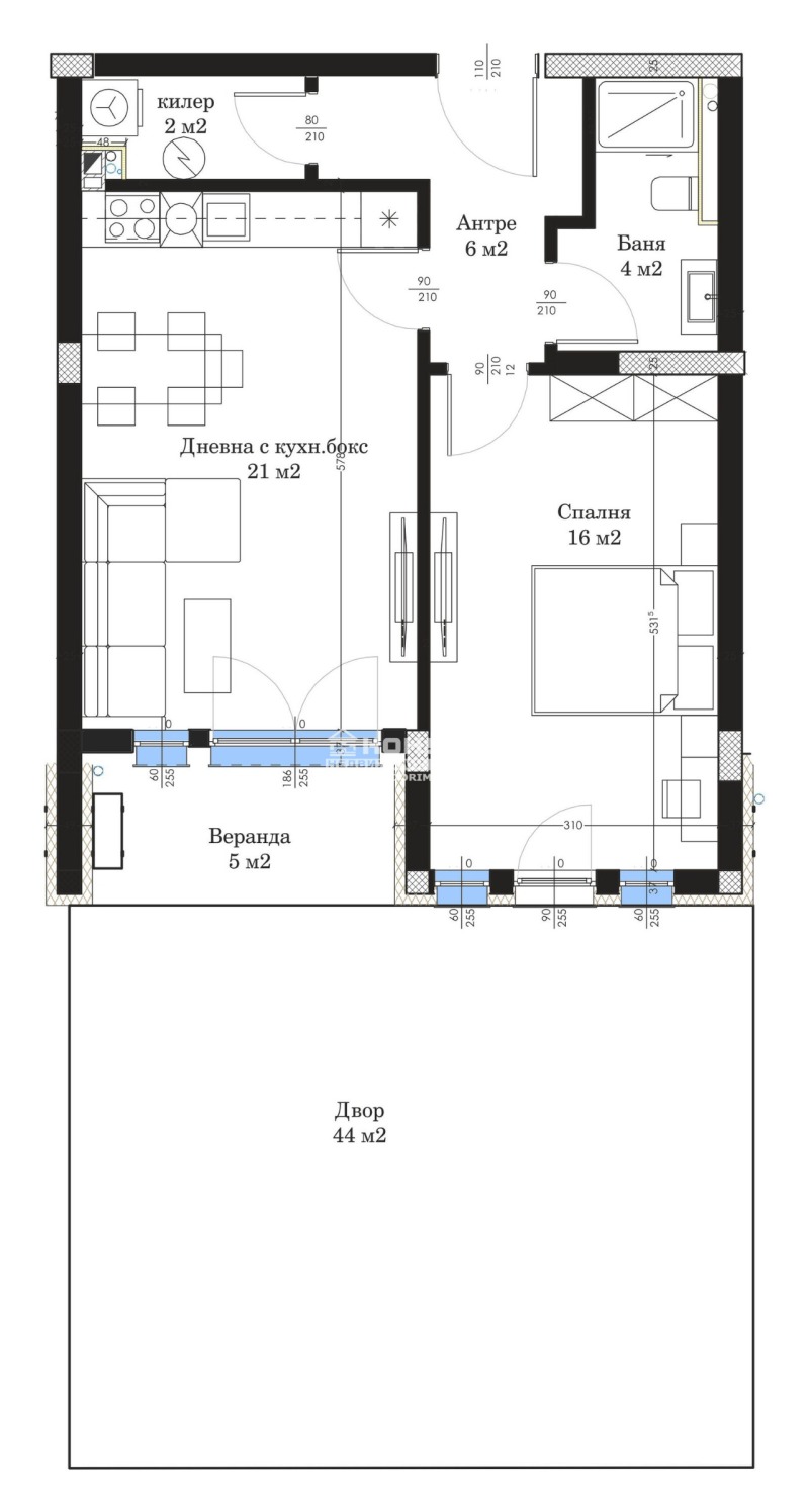 Te koop  1 slaapkamer Plovdiv , Christo Smirnenski , 116 m² | 91890281 - afbeelding [3]