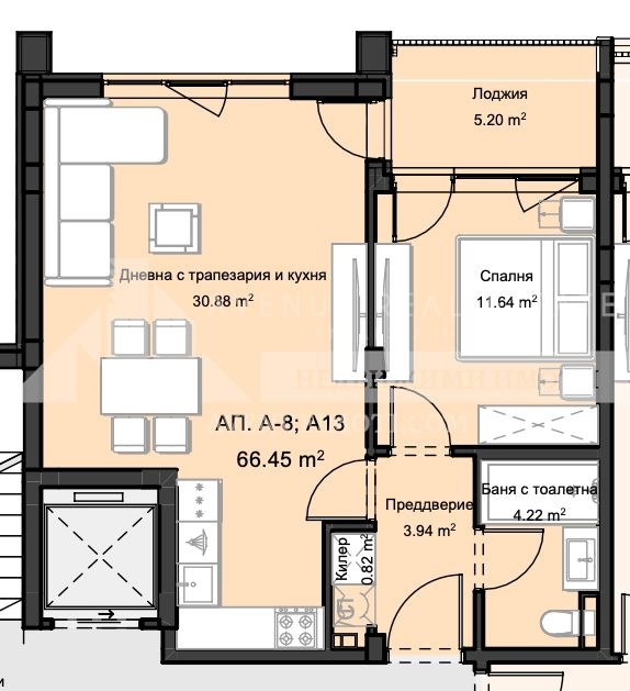 À venda  1 quarto Plovdiv , Ostromila , 74 m² | 46949768 - imagem [2]