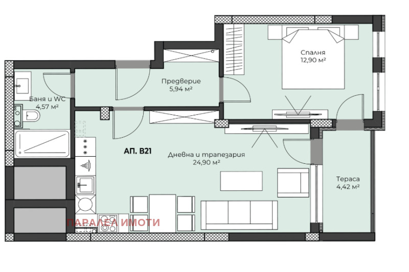 Продава  2-стаен град Пловдив , Пещерско шосе , 76 кв.м | 10103370