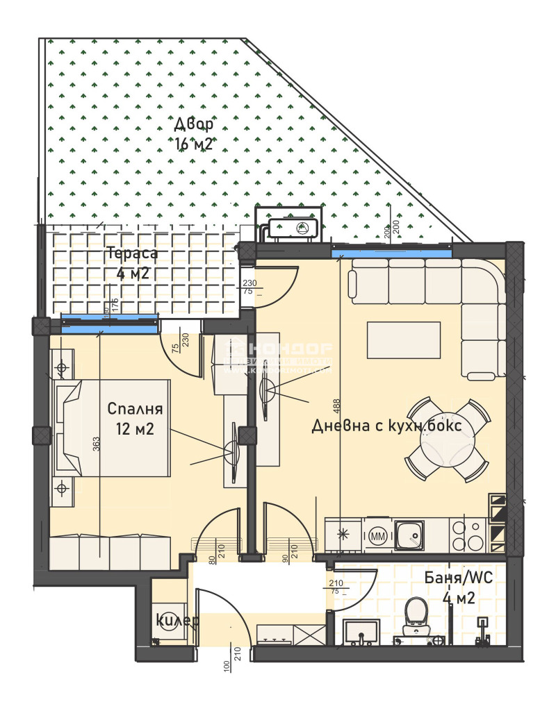 Продава 2-СТАЕН, гр. Пловдив, Кършияка, снимка 3 - Апартаменти - 52814614
