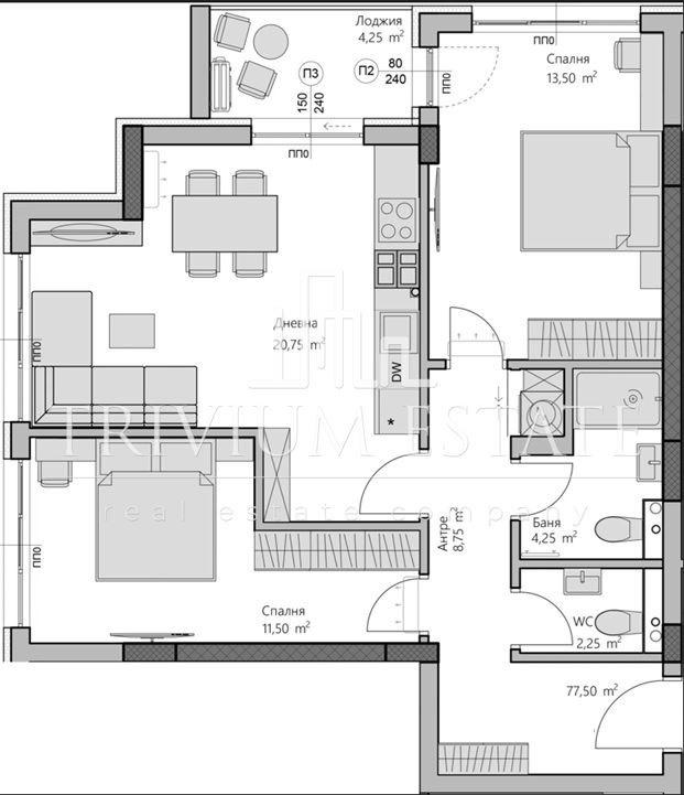 Продава 3-СТАЕН, гр. Пловдив, Христо Смирненски, снимка 2 - Апартаменти - 52736837